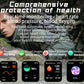 KR80 Bluetooth HD Heal Monitoring Smart Watch - Vinyl_7