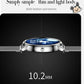 Proker Lady Smart Watch Round Screen with health monitoring - Silver Steel_3