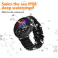 MT30 Smart Watch Ultra Long Range Waterproof - Silver-Brown Skin_6