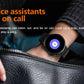 MT30 Smart Watch Ultra Long Range Waterproof - Silver-Brown Skin_3